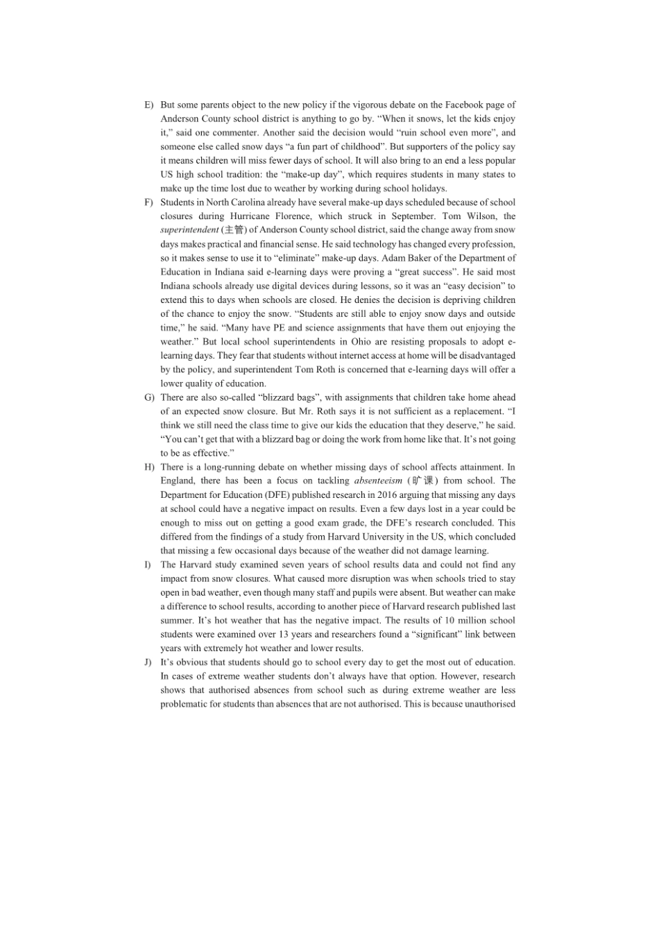 2024年6月英语四级真题及答案-第3套.pdf_第3页