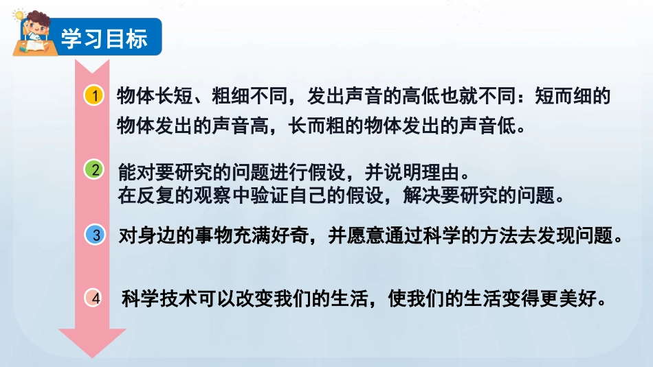 教科版科学四年级上册《让弦发出高低不同的声音》教学课件.pptx_第3页