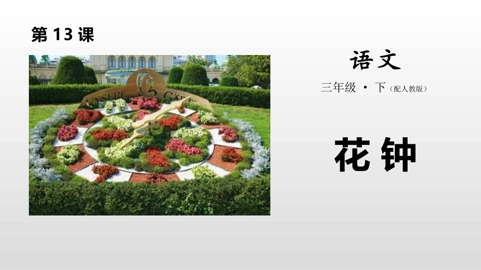 部编版三年级下册语文《花钟》课件2.pptx_第1页