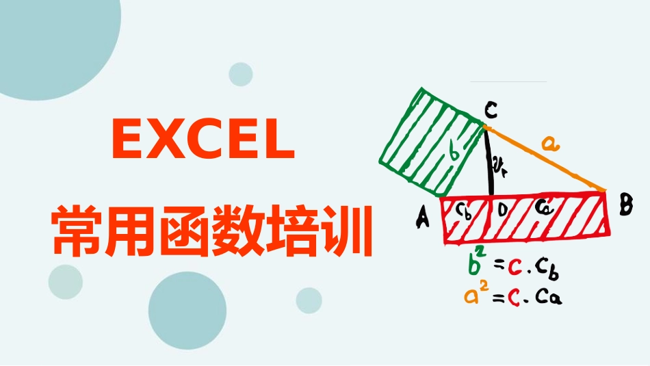 EXCEL常用函数培训2.pptx_第1页