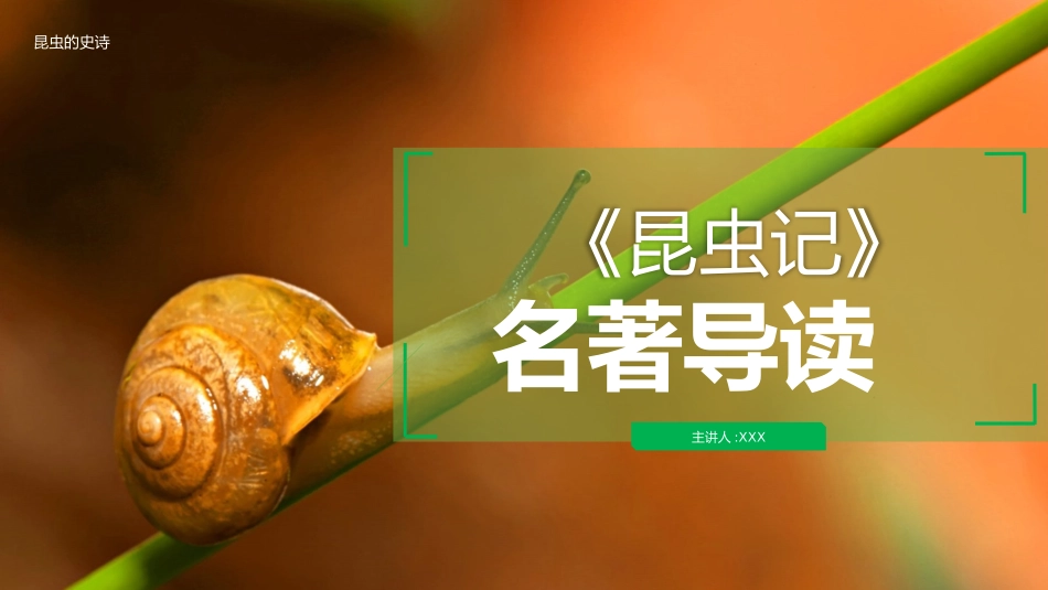 《昆虫记3》名著导读好书.pptx_第1页