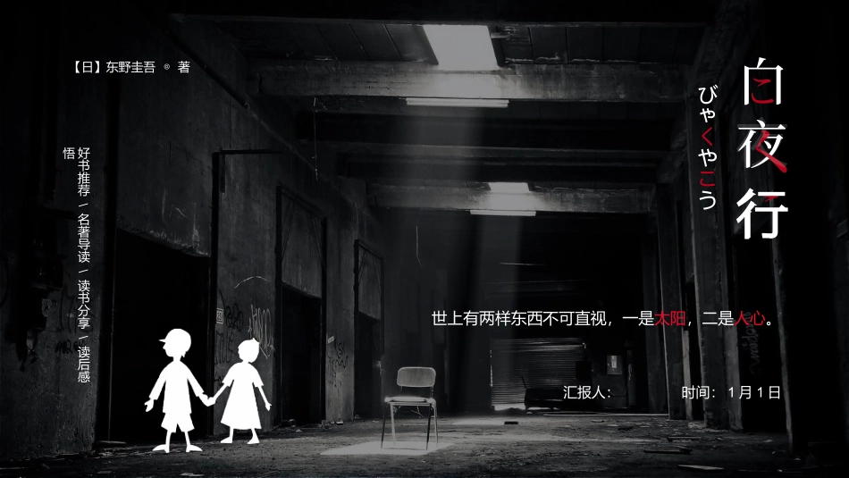 《白夜行》好书推荐分享读后感悟下载.pptx_第1页