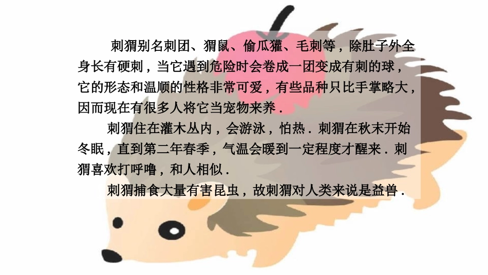 部编版三年级上册语文《带刺的朋友》课件3.pptx_第2页