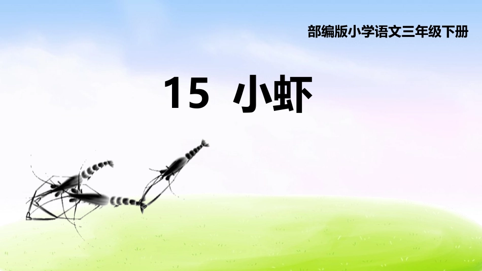 部编版三年级下册语文《小虾》课件5.pptx_第1页