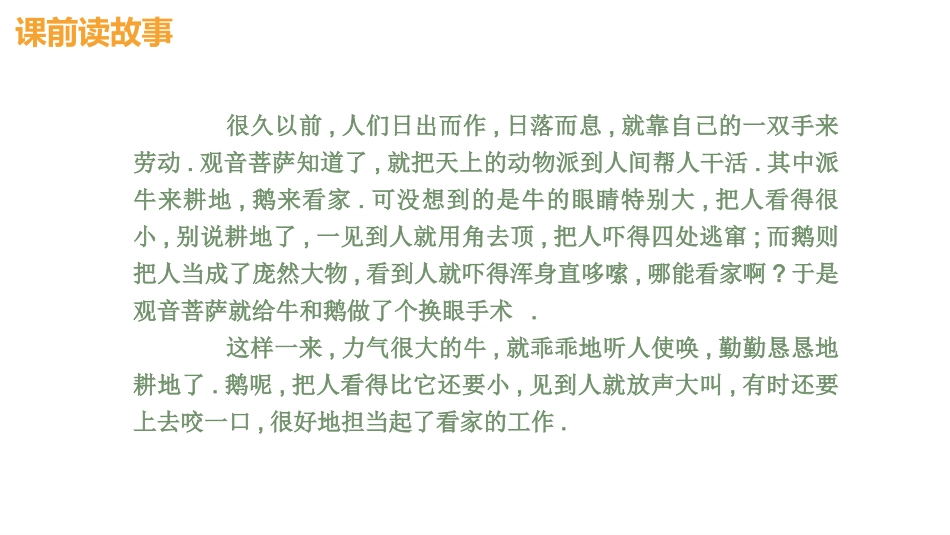 部编版四年级上册语文《牛和鹅》课件6.pptx_第2页