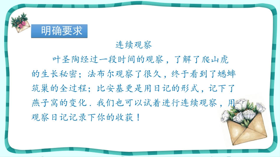 部编版四年级上册语文《写观察日记》课件2.pptx_第3页