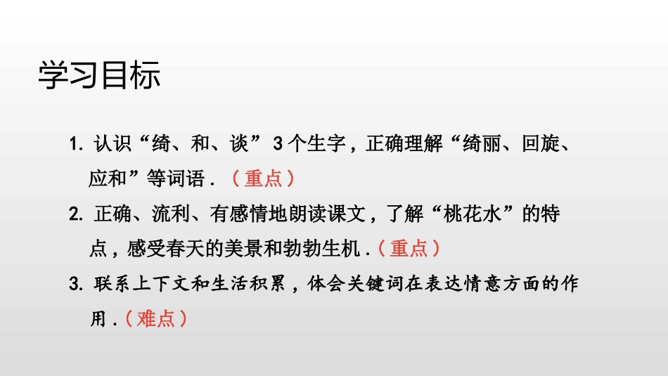 部编版四年级下册语文《三月桃花水》课件3.pptx_第2页