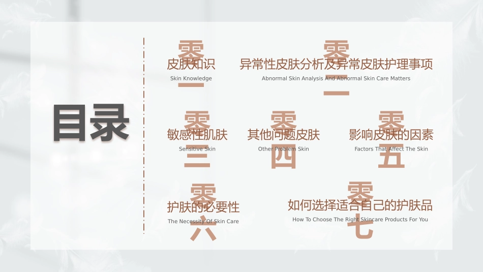 褐色美女背景的美容知识培训大全模板.pptx_第2页