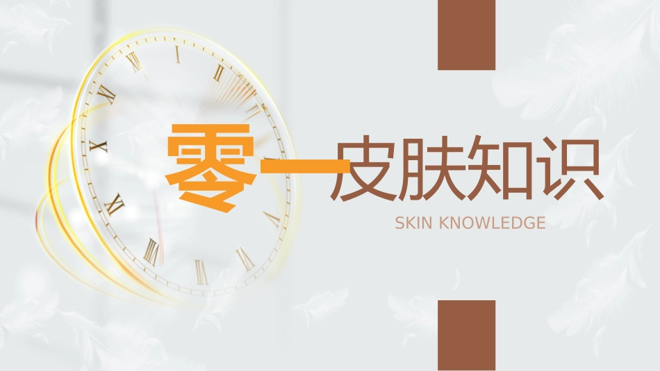 褐色美女背景的美容知识培训大全模板.pptx_第3页