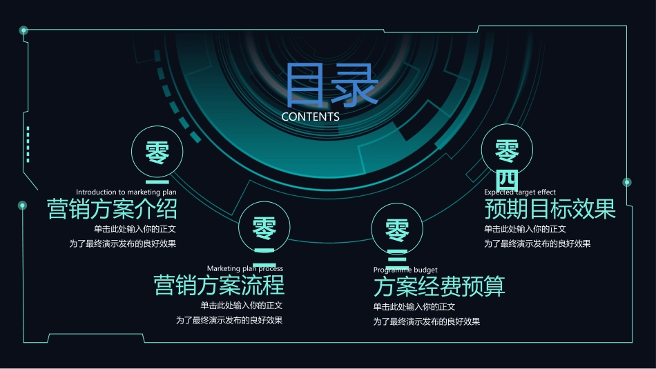 蓝色全息圆盘科技风创新科技赋能通模板.pptx_第2页