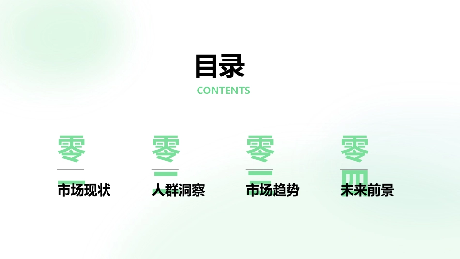绿色女模特背景的弥散风医美行业报告模板.pptx_第2页