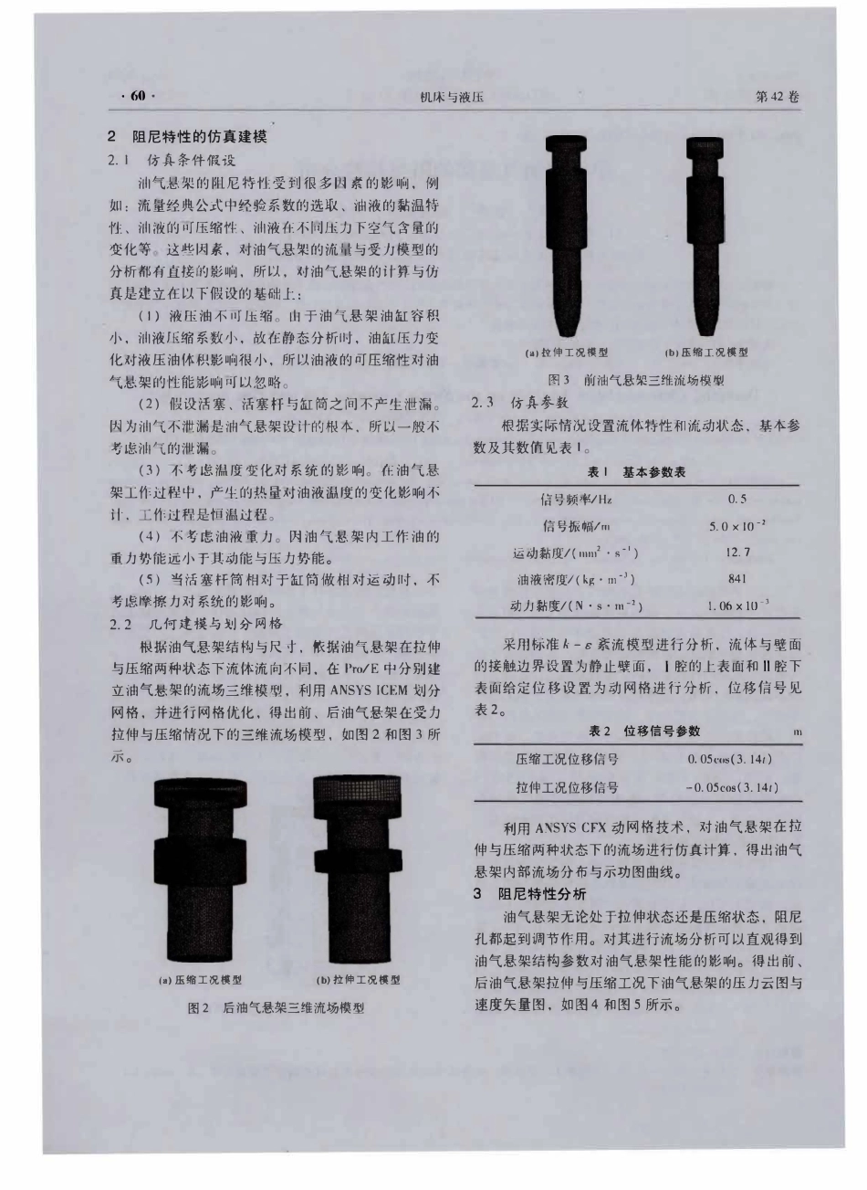 单气室油气悬架的阻尼特性分析.pdf_第2页