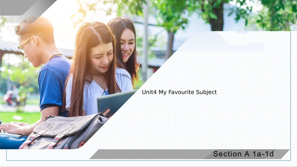 英语人教版20247年级上册Unit4MyFavouriteSubjectSecti13教学课件.pptx_第1页