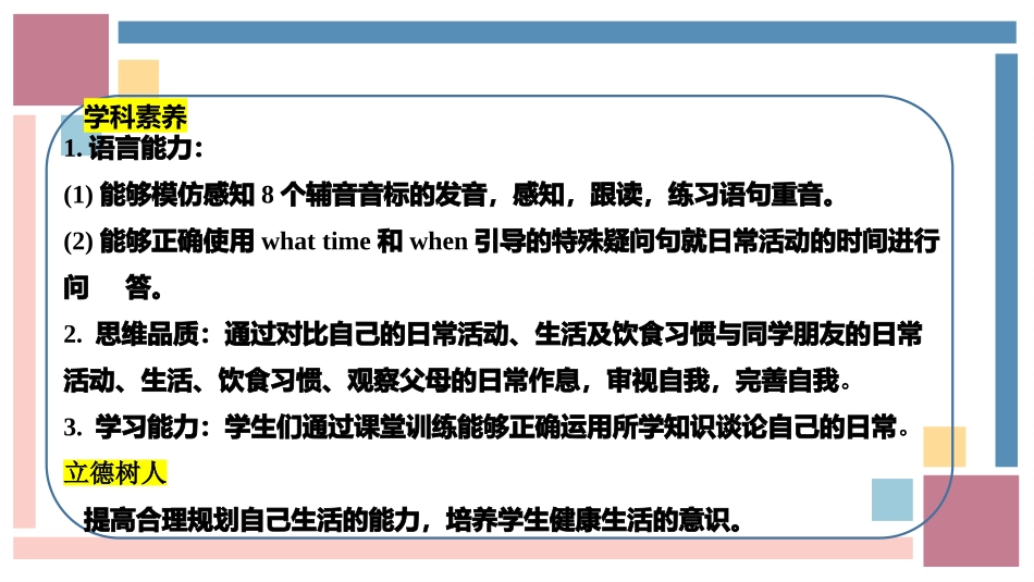 英语人教版20247年级上册Unit6ADayintheLifeSection5教学课件.pptx_第2页