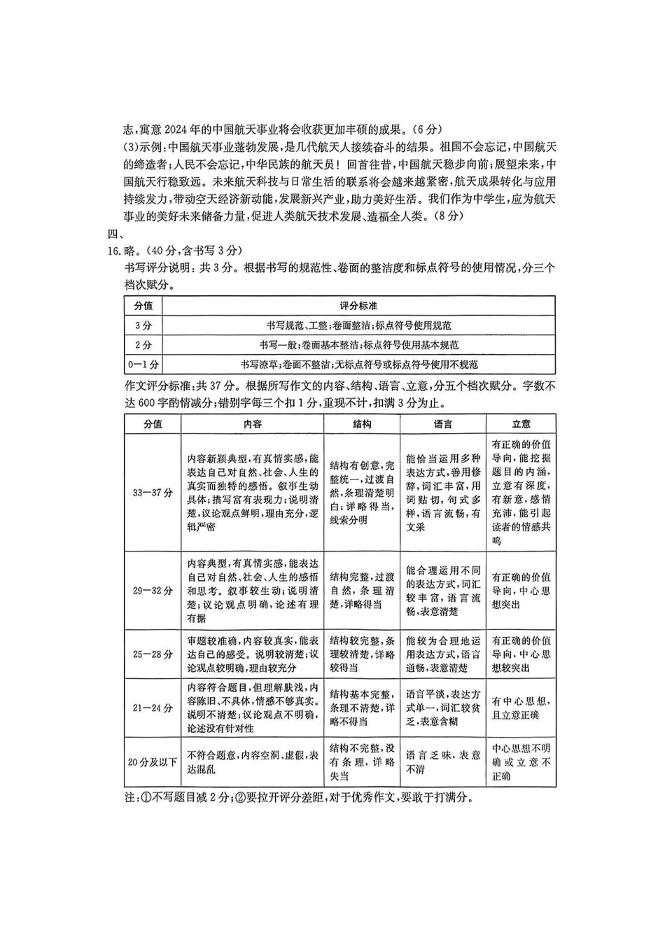 2025 年中考模拟示范卷语文答案.pdf_第3页