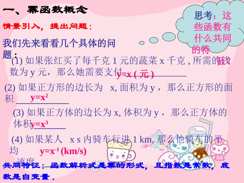 初升高衔接教材高一预科班数学精品课程讲义-第十四讲   简单的幂函数.ppt_第2页