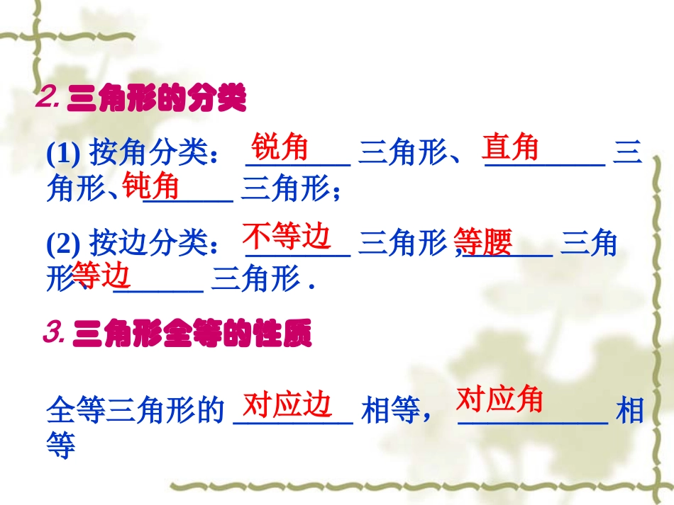 初升高衔接教材高一预科班数学精品课程讲义-第五讲  三角形及其应用.ppt_第3页