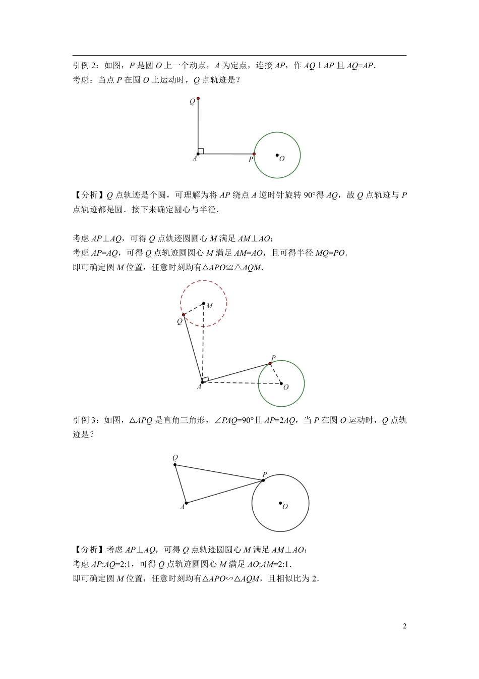 初中数学58种模型-49、最值系列之瓜豆原理.pdf_第2页