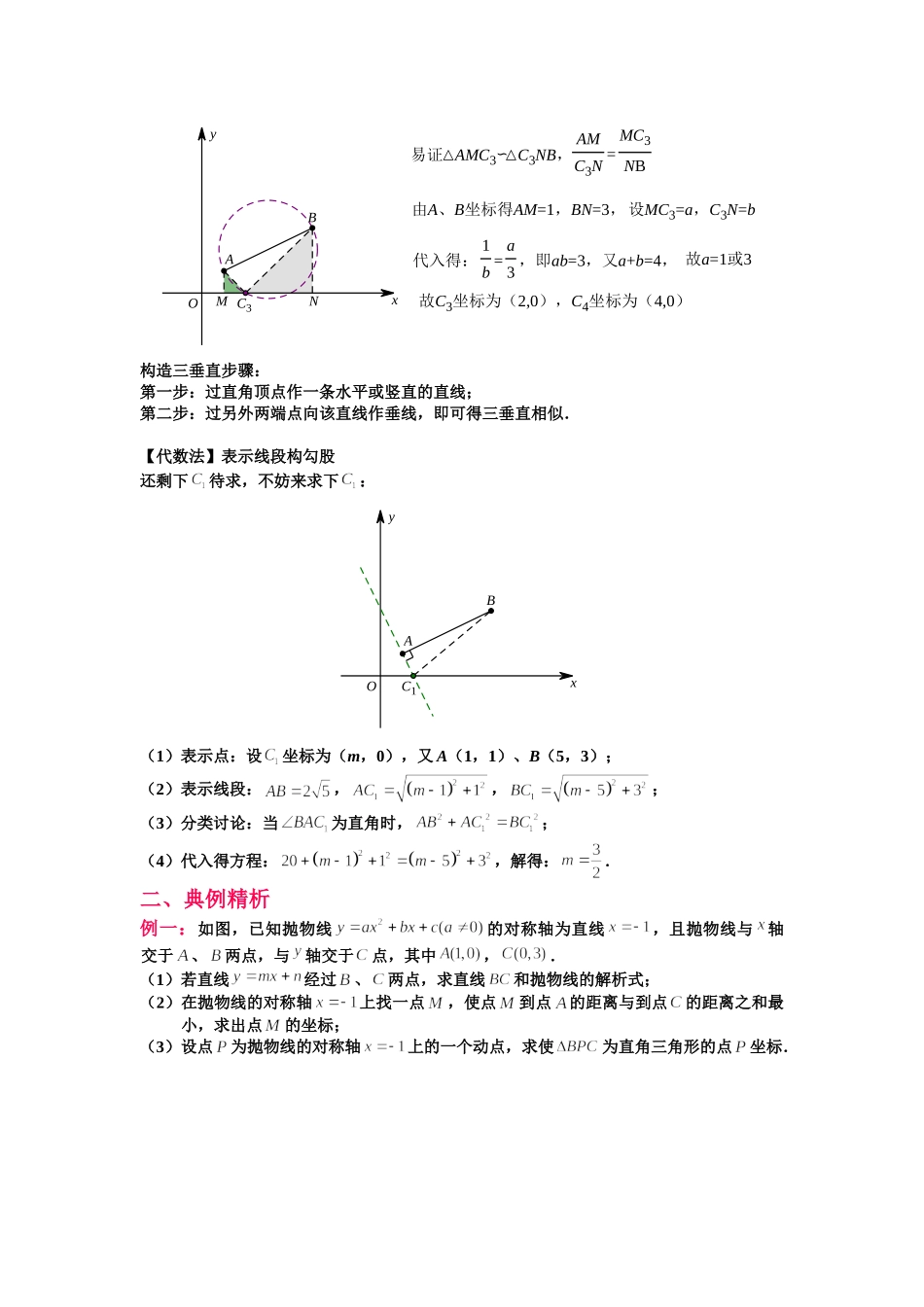 初中数学大招-29 二次函数与直角三角形存在性问题.doc_第2页