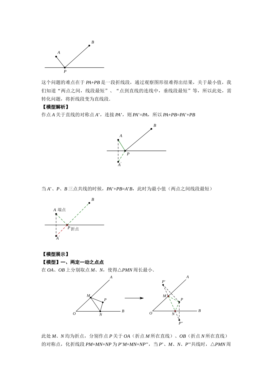 初中数学大招-附3 将军饮马模型.docx_第2页