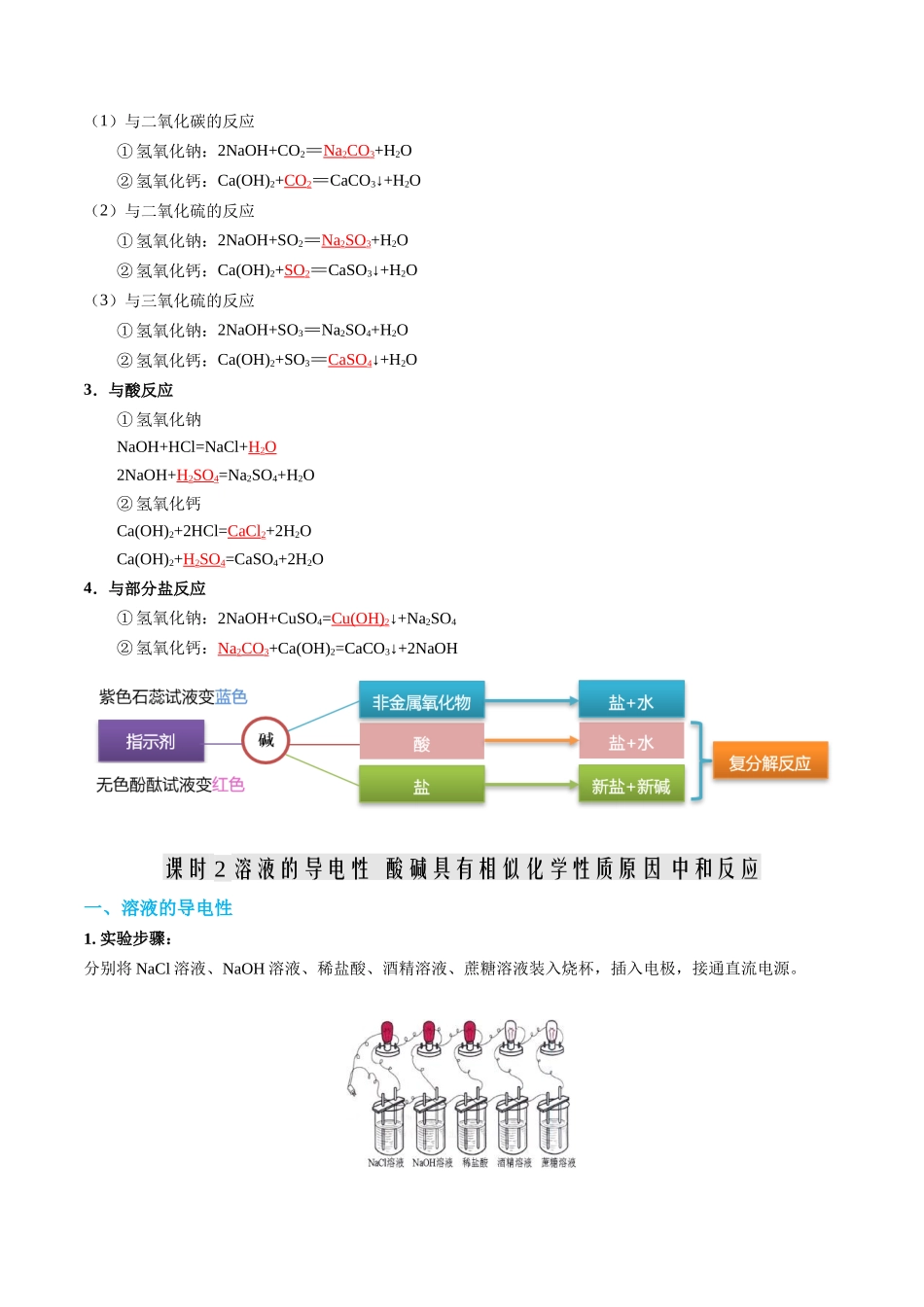 第05讲 常见的碱  中和反应-【寒假自学课】2024年九年级化学寒假提升学与练（人教版）（解析版）.docx_第3页