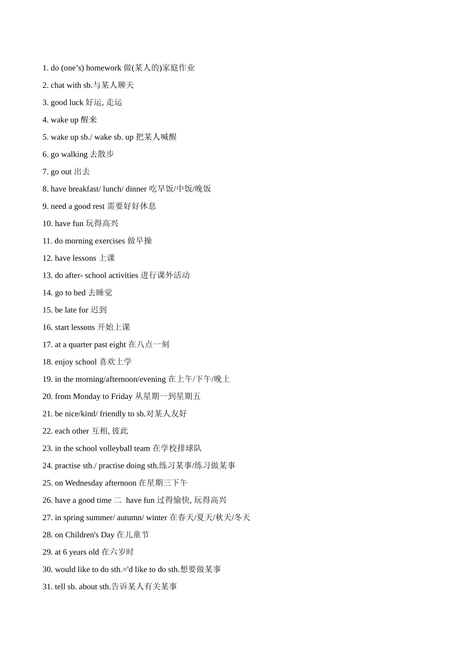 清单04 U4重点知识点归纳+专题过关【考点清单】（原卷版）-2023-2024学年九年级英语上学期期中考点大串讲（牛津译林版）.docx_第2页