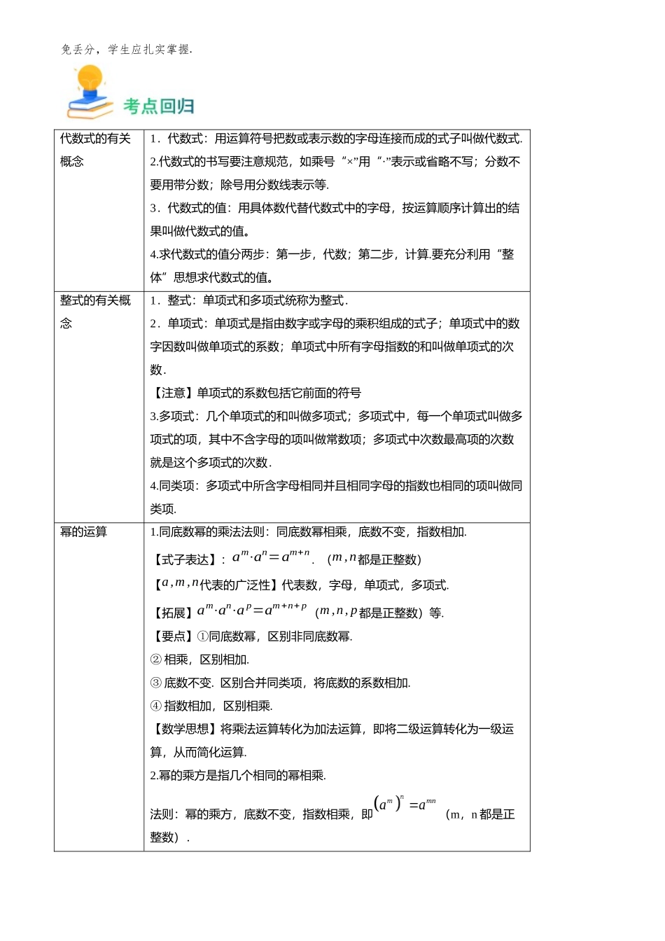 专题02 整式与因式分解（原卷版）-备战中考数学真题题源解密.docx_第2页