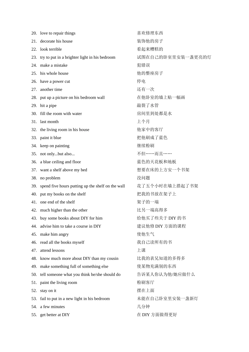 专题04 Unit 4 Do it yourself【知识清单】-2023-2024学年八年级英语上学期期中考点大串讲（牛津译林版）.docx_第2页