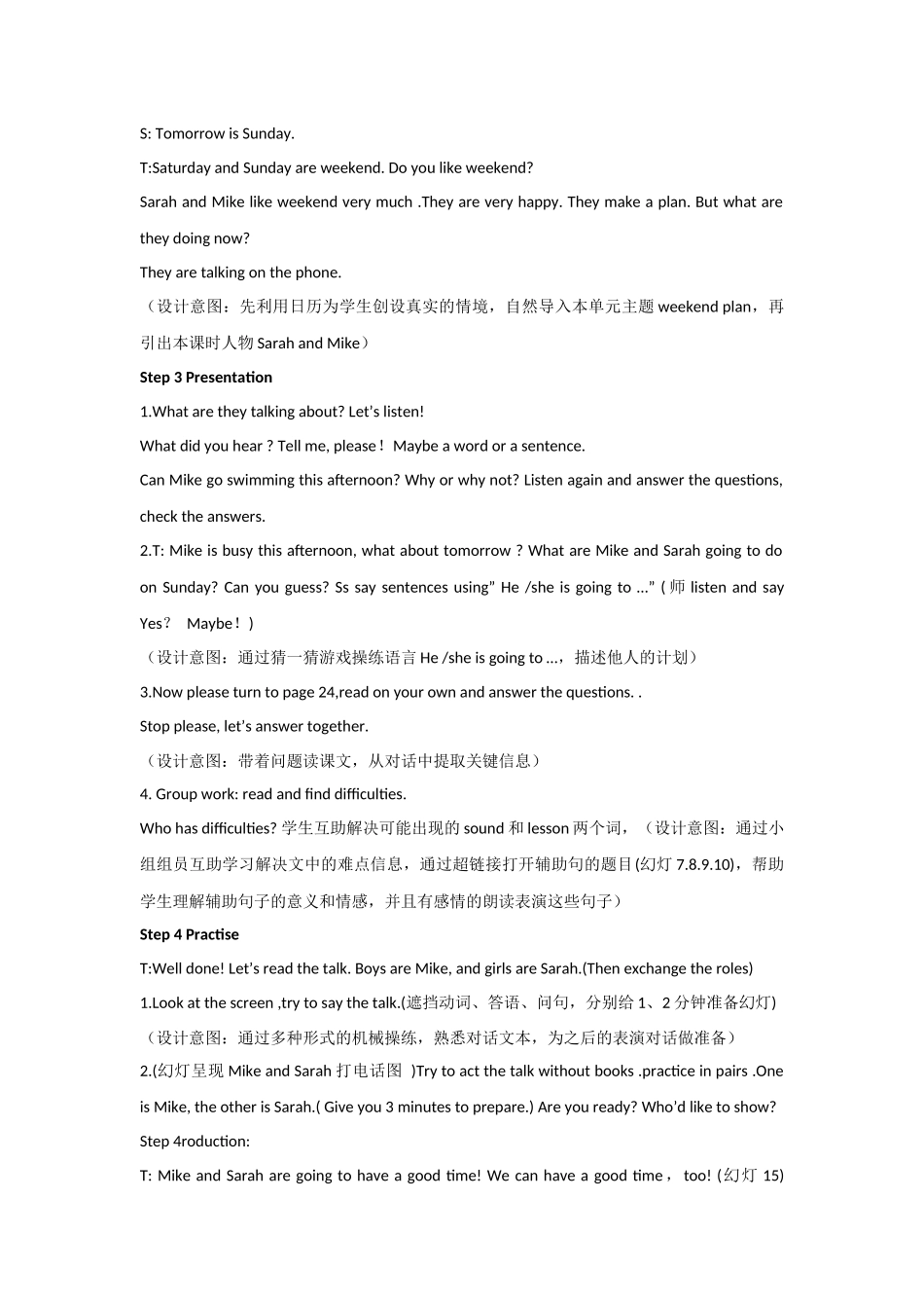 人教PEP版六年级英语上册Unit3MyweekendplanAlet'stalk说课稿.docx_第3页