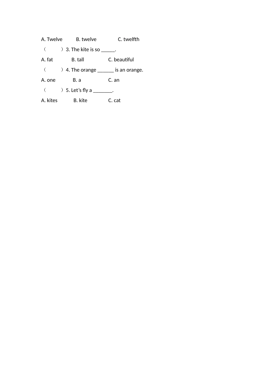 人教PEP版三年级英语下册Unit6PartB第二课时课时练含答案.docx_第2页