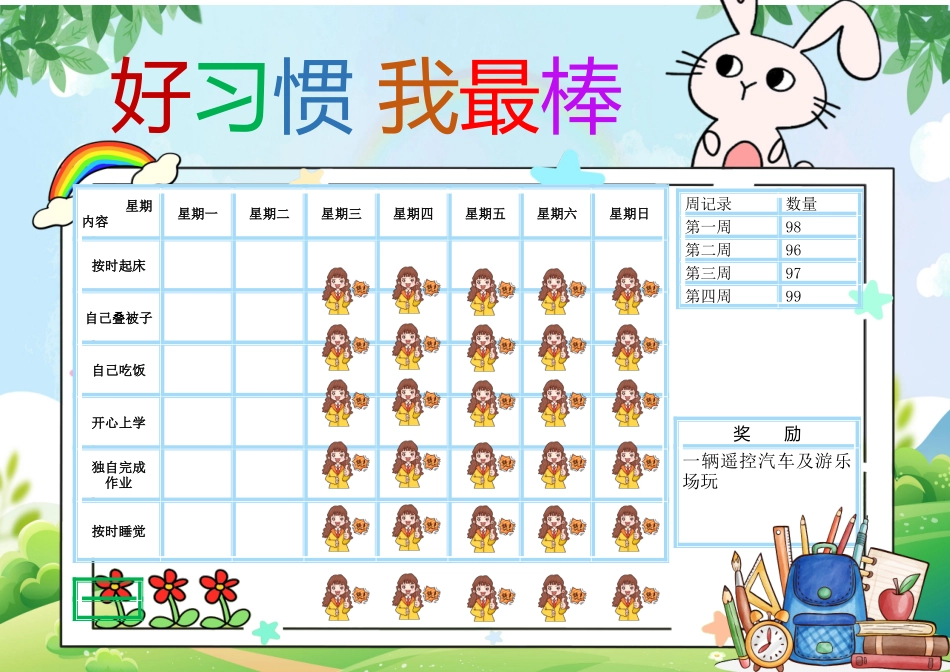 学生作息时间表模板21.docx_第1页