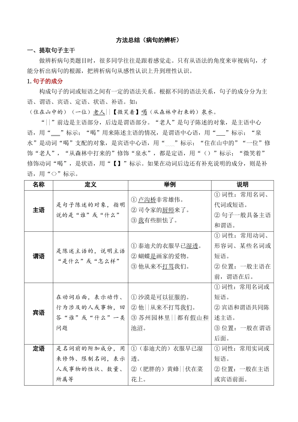 03 病句的辨析与修改（重难讲义）-备战2024年中考语文一轮复习考点帮（江苏专用）（解析版）.docx_第2页