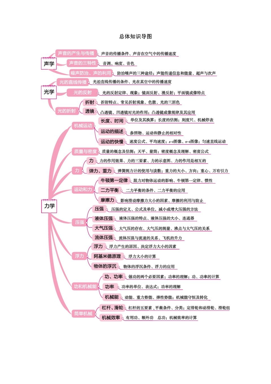 2024中考物理思维导图.pdf_第1页