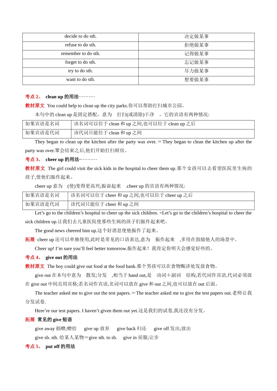 第07讲 八年级下册Unit 2重点知识先知-【寒假自学课】2024年八年级英语寒假提升学与练（人教版）（解析版）.docx_第2页