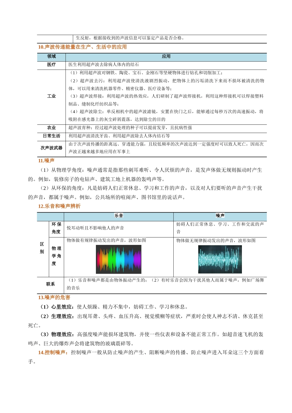 第二讲  声现象【寒假自学课】2024年八年级物理寒假提升学与练（解析版）.docx_第3页