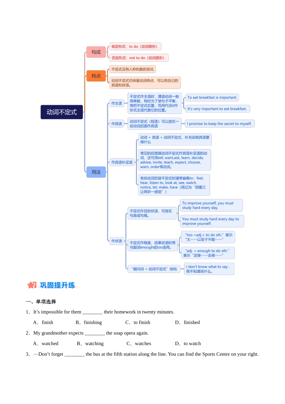 寒假作业04  动词不定式-【寒假分层作业】2024年八年级英语寒假培优练（人教版）（原卷版）.docx_第2页