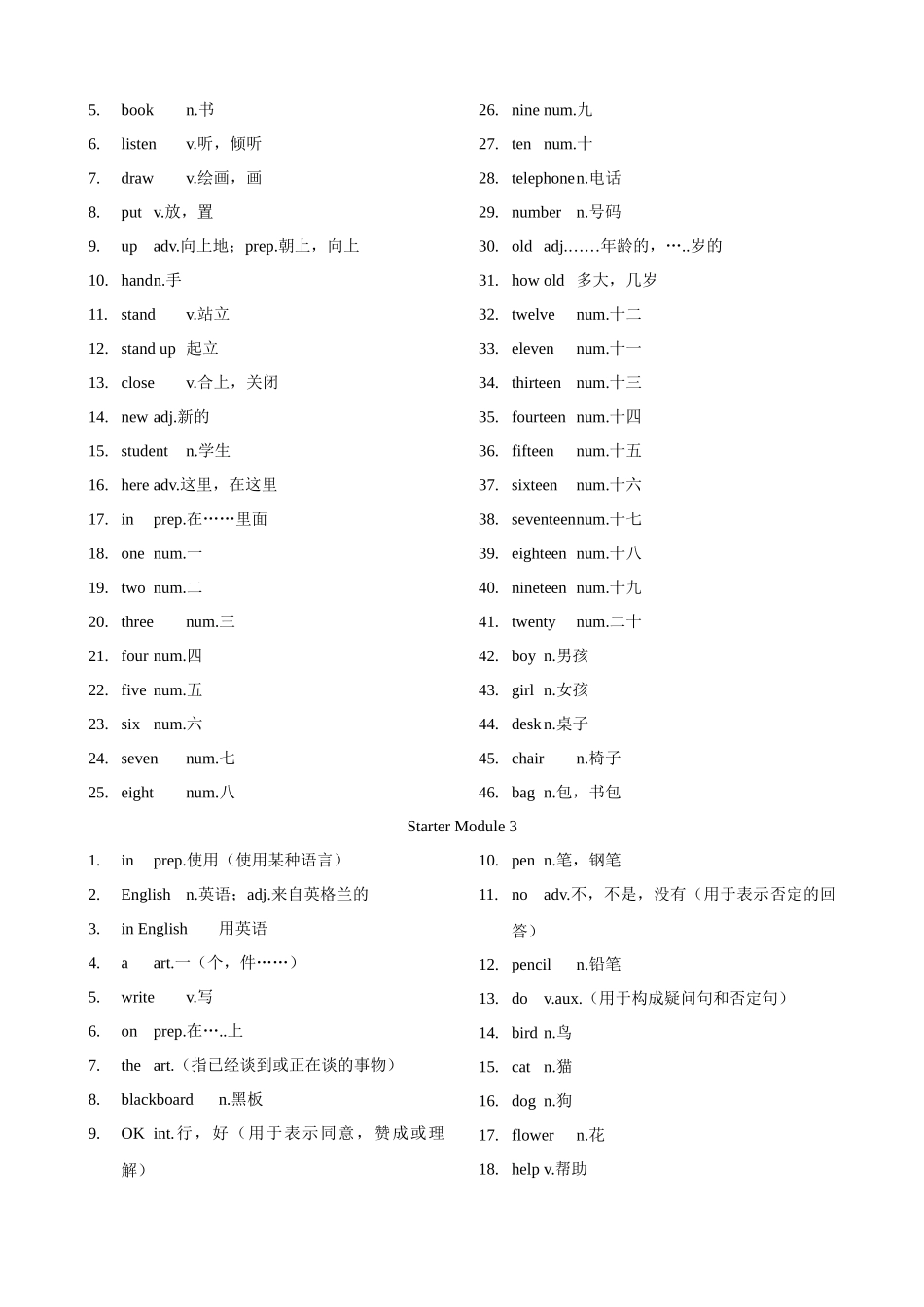 专题3.初中英语外研版单词表单词表(按单元顺序)(七年级至九年级)（背诵版）-【初中英语】备战2024年中考一轮复习.docx_第2页