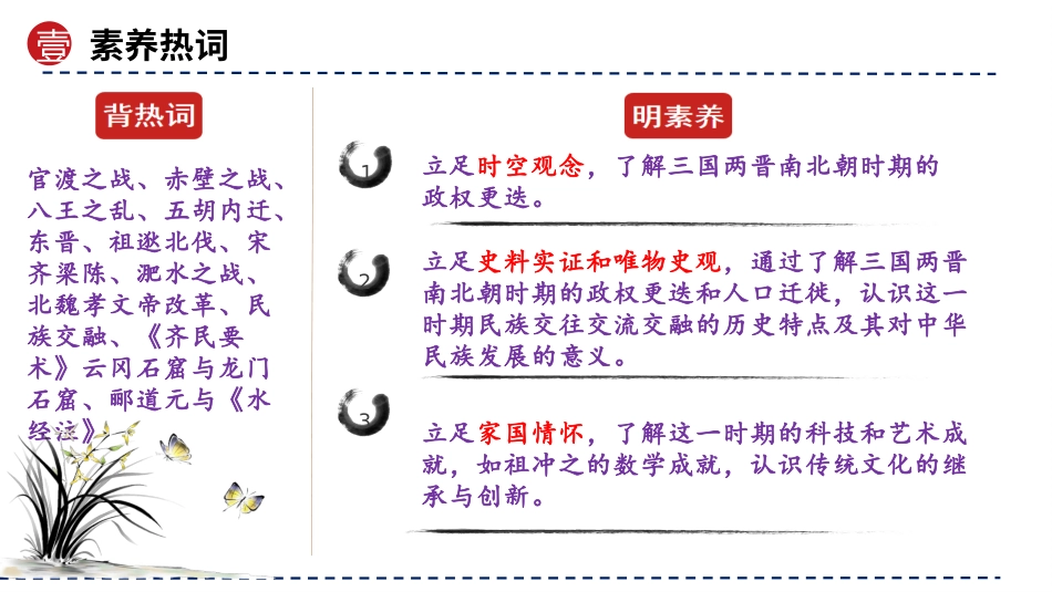 专题04 三国两晋南北朝时期：政权分立与民族交融（课件帮）-备战2024年中考历史一轮复习考点帮（部编版）.pptx_第3页