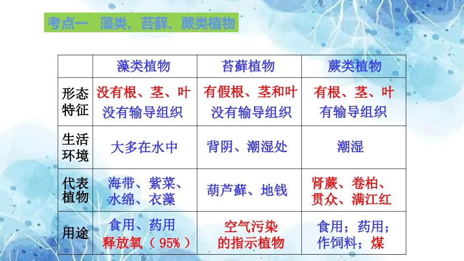 专题04 生物圈中的绿色植物（课件）-备战2023年中考生物一轮复习考点（全国通用）.pptx_第3页