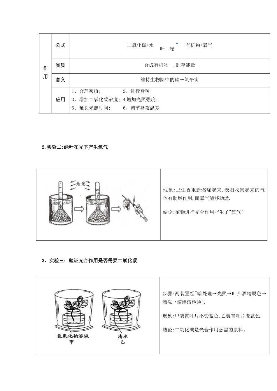 专题05 绿色植物的蒸腾作用、光合作用和呼吸作用作用（知识）-备战2023年中考生物一轮复习考点（全国通用）.docx_第3页