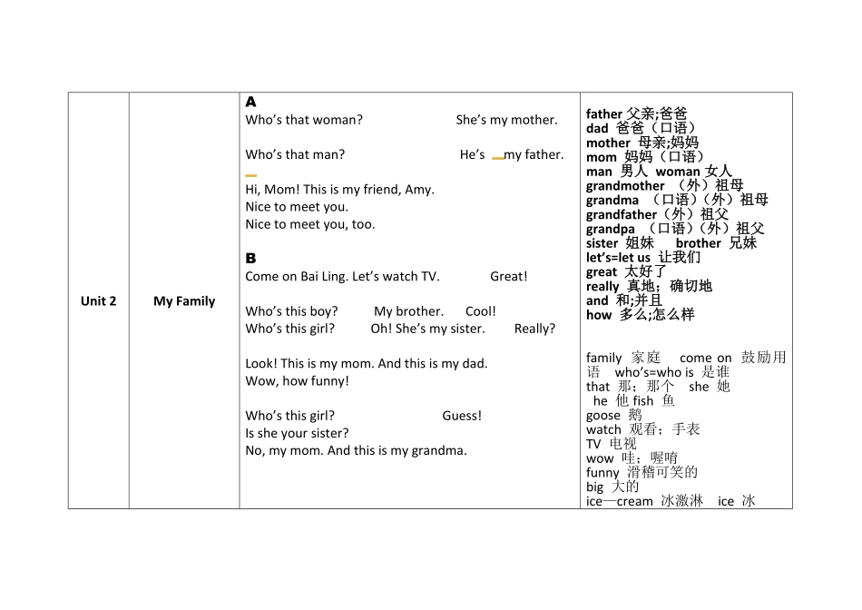人教PEP版英语三年级下册素材-知识整理∣pep含答案.pdf_第2页