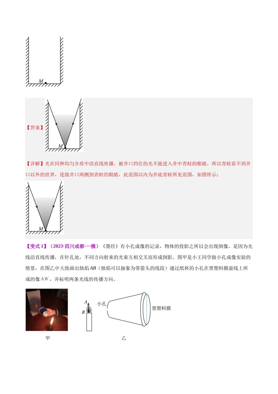 专题28  光路作图专题（解析版）-【一轮复习】2024中考物理专题复习考点全面详解.docx_第2页