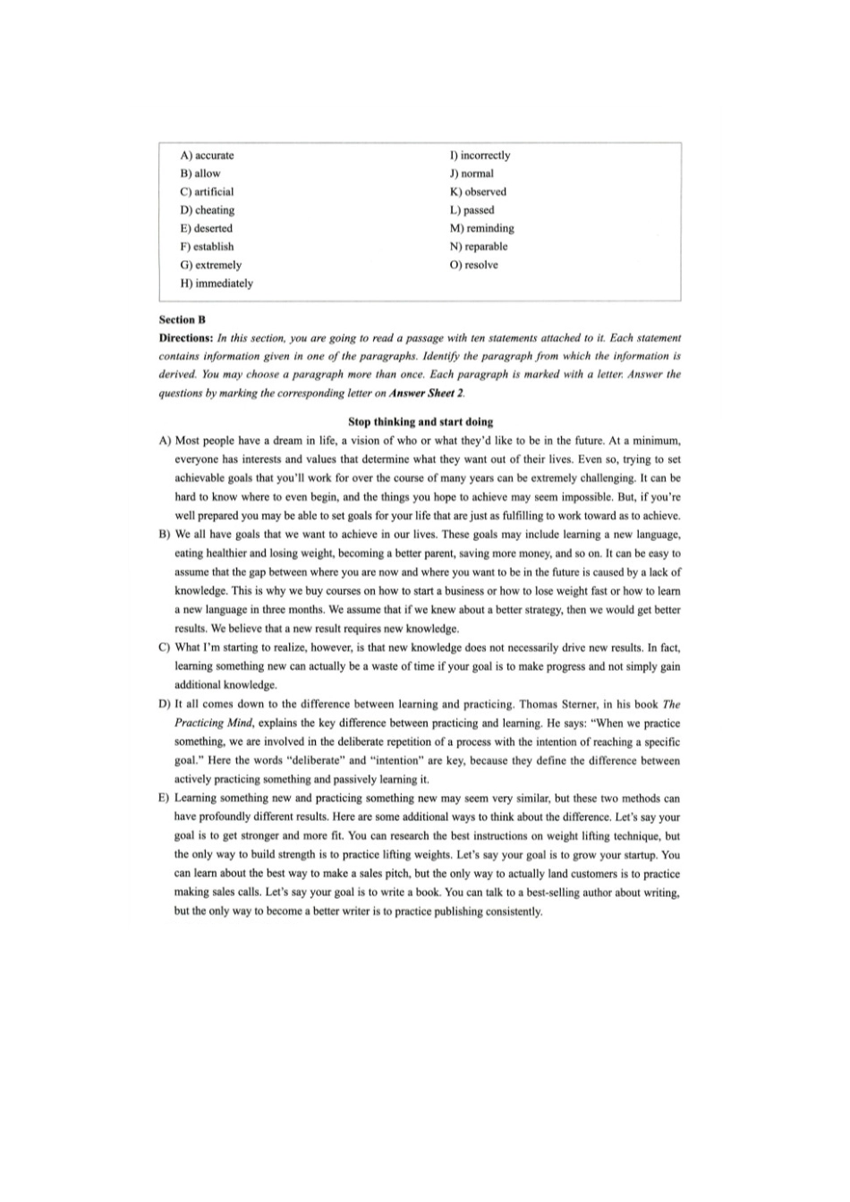2024年12月英语四级真题及答案-第3套.pdf_第2页