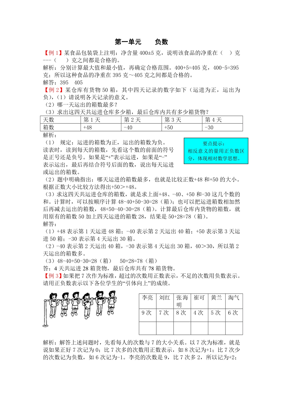 人教版数学六年级下册人教版6年级数学下-爬坡题测试试卷含答案.pdf_第1页