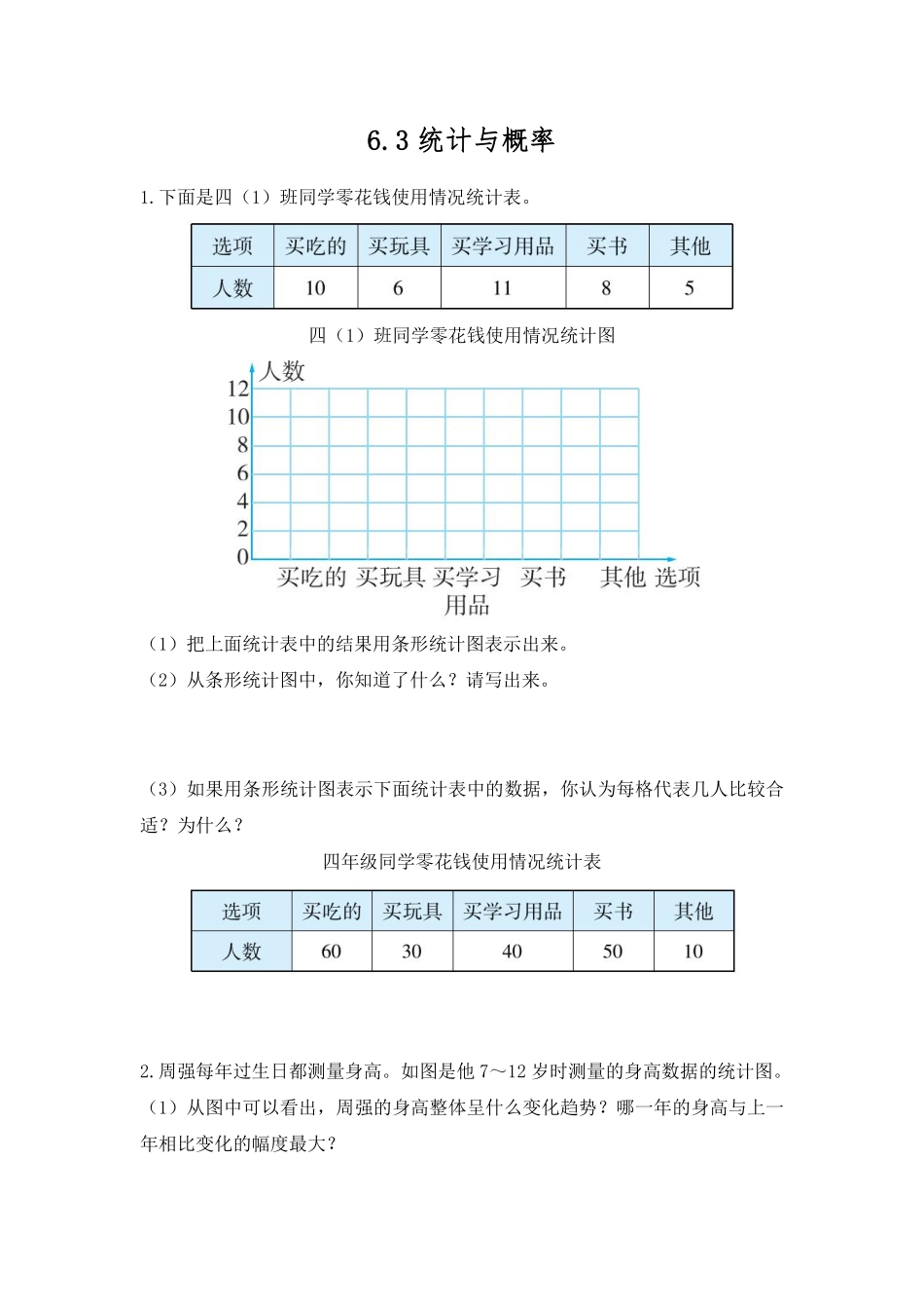 六年级下册数学人教版-统计与概率课时练072-（含答案.pdf_第1页
