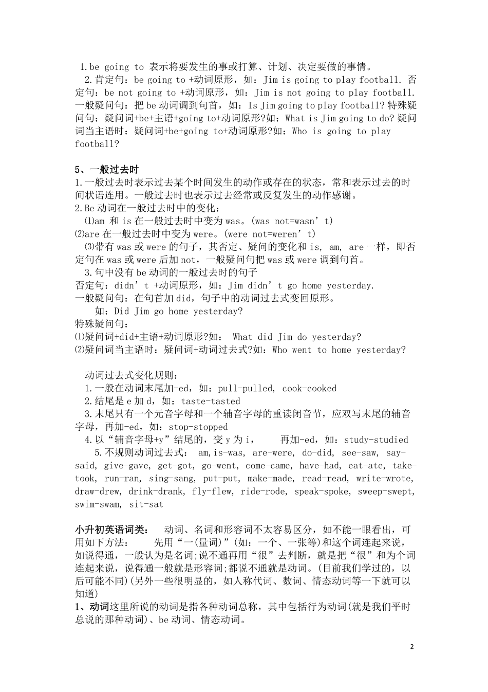 小升初英语知识点大汇总.pdf_第2页