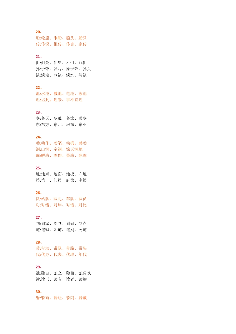三年级下册语文同音字集锦.pdf_第3页