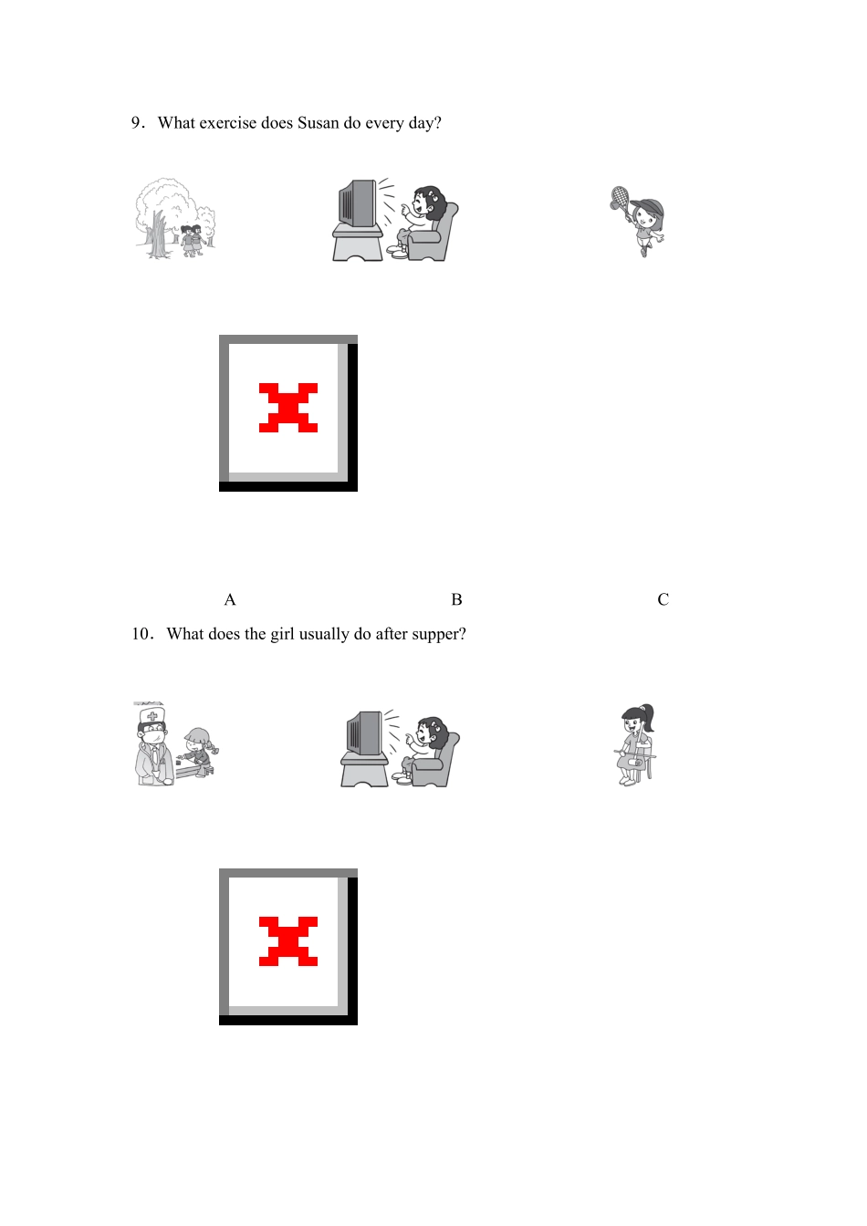 人教版英语八年级上册期末检测卷1含答案.pdf_第3页