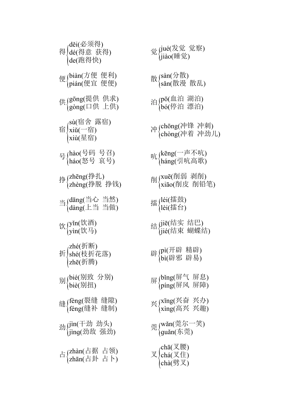 人教版五年级语文下册专项知识梳理.pdf_第3页