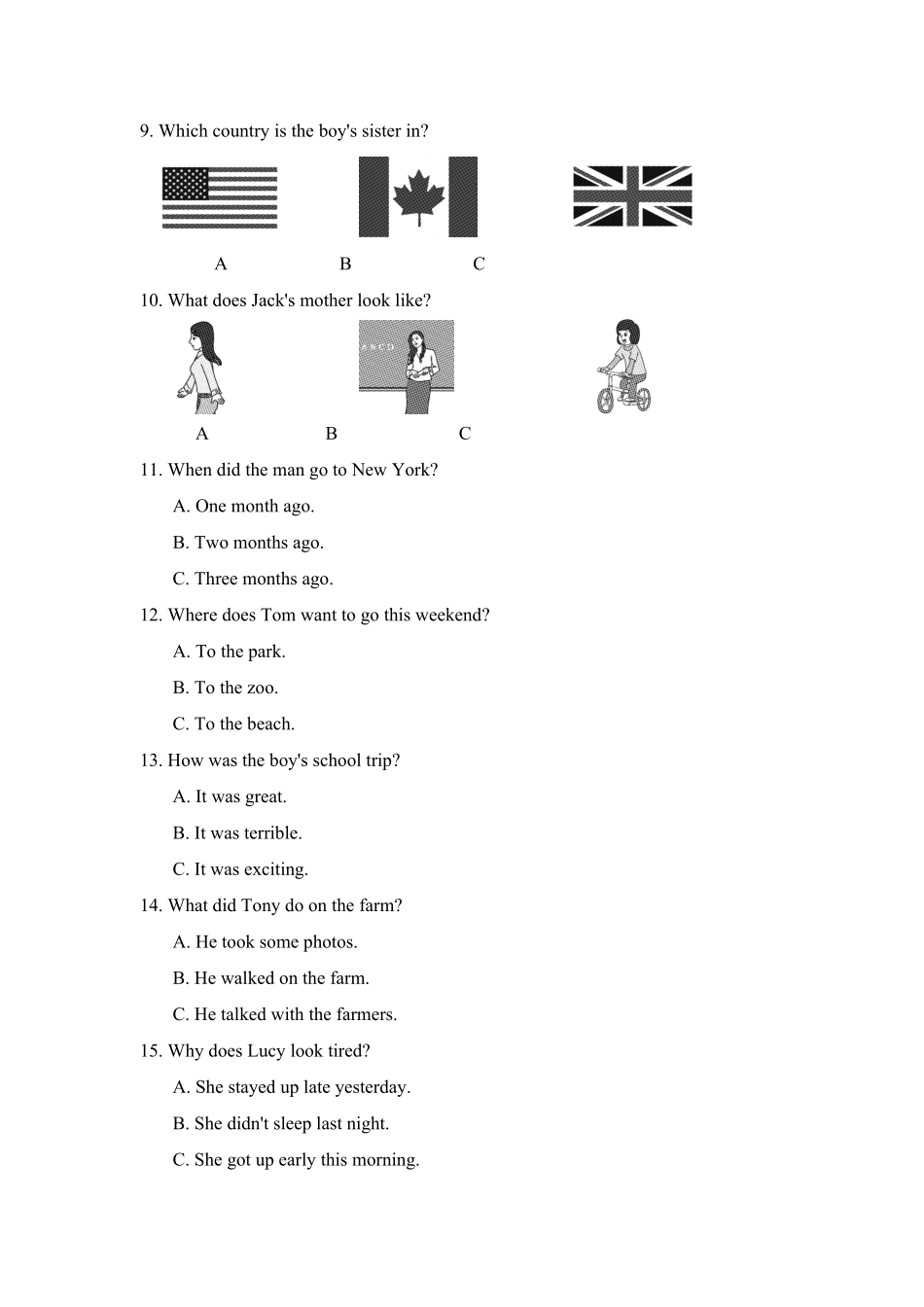 人教版英语七年级下册期末检测卷（一含答案.pdf_第2页